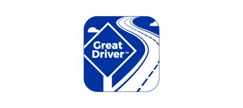 Blue Great Driver Icon