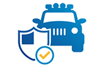 We make it as easy for you to get a fast check if your vehicle is totaled or stolen and not recovered.