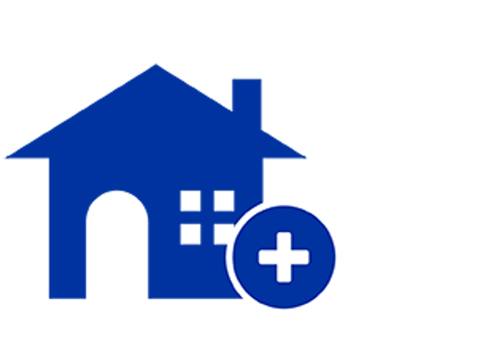Blue icon of Homeowners Plus coverage