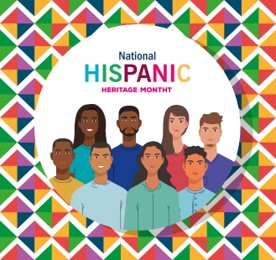 Illustrated Hispanic Heritage Month Banner 
