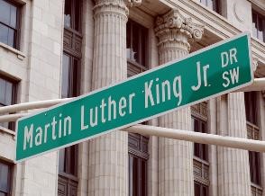 Martin Luther King Jr Street Sign