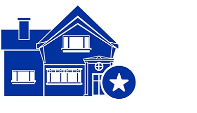 Blue icon of the Signature Choice Home product